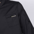 thumbnail image 1 of Unisex Chef Jackets Coat Long Sleeves Shirt Kitchen Uniforms Black XL, 1 of 9