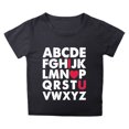 thumbnail image 1 of T-Shirt d'Été pour Enfants à Manches Pétales - Haut Uni à Col Rond - Surpiqûres à Double Aiguille - pour Porter à l'Intérieur/à l'Extérieur, 1 of 3