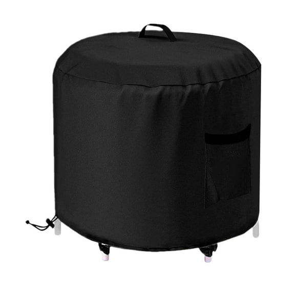Housse de Baignoire Noire Imperméable, Portable, Antipoussière et Résistante aux Intempéries
