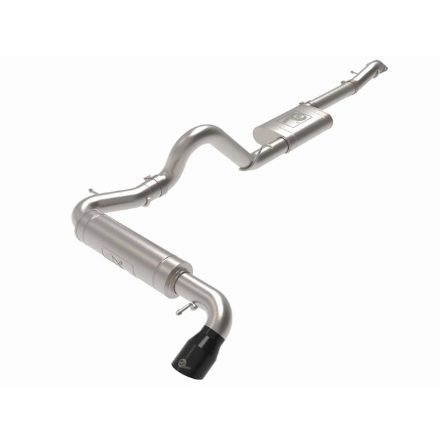 Fits 2021-2023 Ford Bronco Advanced FLOW Engineering Exhaust System Kit 49-43136-P Apollo GT Cat-Back System; Stainless Steel; With Muffler; 3 Inch Pipe Diameter; Single Exhaust With Single Exit
