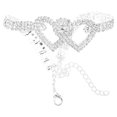 thumbnail image 3 of Rhinestone Bracelet Crystal Anklet Adjustable Ankle Chain Beach Foot Jewelry, 3 of 8