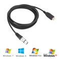 thumbnail image 4 of Usb To Xlr Female Mic Cable, 200cm Firm And Strong Audio Cable, For Record Digital Music Transmit Sound 200cm, 4 of 8