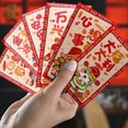 thumbnail image 4 of Suncoda Décorations Ornements, Enveloppes Rouges du Nouvel An Chinois Serpent Paquet d'Argent Rouge Cadeaux Hong Bao pour Festival de Printemps Mariage Anniversaire avec 6 Designs - 6 Pcs, 4 of 8