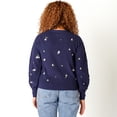 thumbnail image 5 of Devoted Knit Button-Up Cardigan with Floral Details, 5 of 5