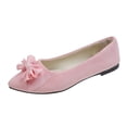 thumbnail image 1 of Chaussures Décontractées Roses pour Femmes à Bout Pointu à Semelle Plate Chaussures de Travail pour Femmes Motif Floral Couleur Unie Multicolore Loisirs Extérieur Intérieur Chaussures en Tissu Taille 43, 1 of 4