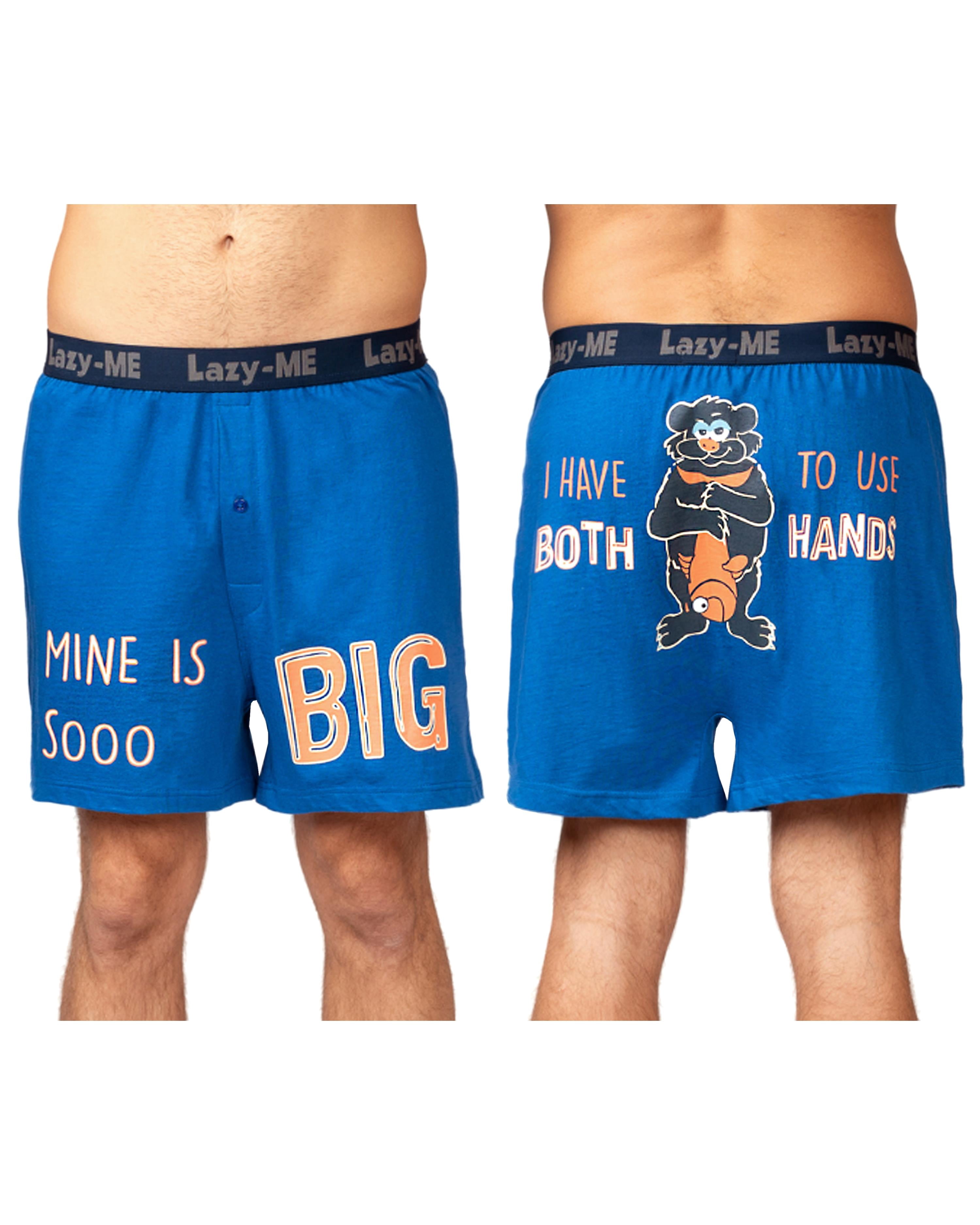 Lazy Me Boxeurs Humoristiques pour Hommes, Cadeaux Gag pour Lui