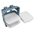 thumbnail image 3 of Plateau Alimentaire, Assiette d'Angle Ronde Accessoire de Cuisine ABS Sûr avec Support pour la Maison, 3 of 8