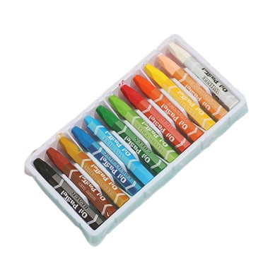 tredstone Dessin Coloré pour Ensemble de Craies de Cire Enfants Stylo Pastel à l'Huile Lavable Cire Crayon Caryon Craies de Cire de Peinture Fournitures de Papeterie d'Art École Type 1 1ensemble