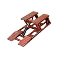 thumbnail image 2 of MERIGLARE Chariot Élévateur Modèle 1:64 Outil de Réparation Auto pour Atelier de Réparation Table de Sable Stationnements Rouge Vieux, 2 of 7