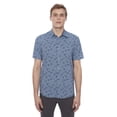 thumbnail image 1 of Dark Black Men's 4 Way Stretch s/s button down shirt, 1 of 5