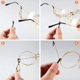 thumbnail image 2 of 3 Pcs Chaîne de Lunettes en Acrylique Support de Lunettes de Lecture Collier Autour du Cou Retenue de Lunettes, 2 of 7