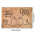 thumbnail image 3 of TIELUTT Halloween Door Mat Non Front Door Mat Outdoor Entrance Funny Door Mat Indoor Outdoor Non Shedding Entry Rug for Carpet Book Throw Blanket Heavy Knit Blanket Blanket Area Rugs 10'x10, 3 of 7