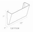 thumbnail image 2 of Storex Wall File, Letter Size, Clear, 6-Pack, 2 of 3