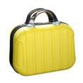 thumbnail image 1 of Makeup Storage Organizer Travel ABS Toiletry Suitcase Box Mini Outdoor Handbag Protector Boarding Luggage Cosmetic Case Large Capacity Bag Yellow, 1 of 9