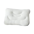 thumbnail image 2 of Oreiller Cervical Tricoté Lavable pour Soulager les Douleurs Cervicales - Soutien Ergonomique pour un Meilleur Sommeil, Oreiller En, Blanc, JKODE, 2 of 6
