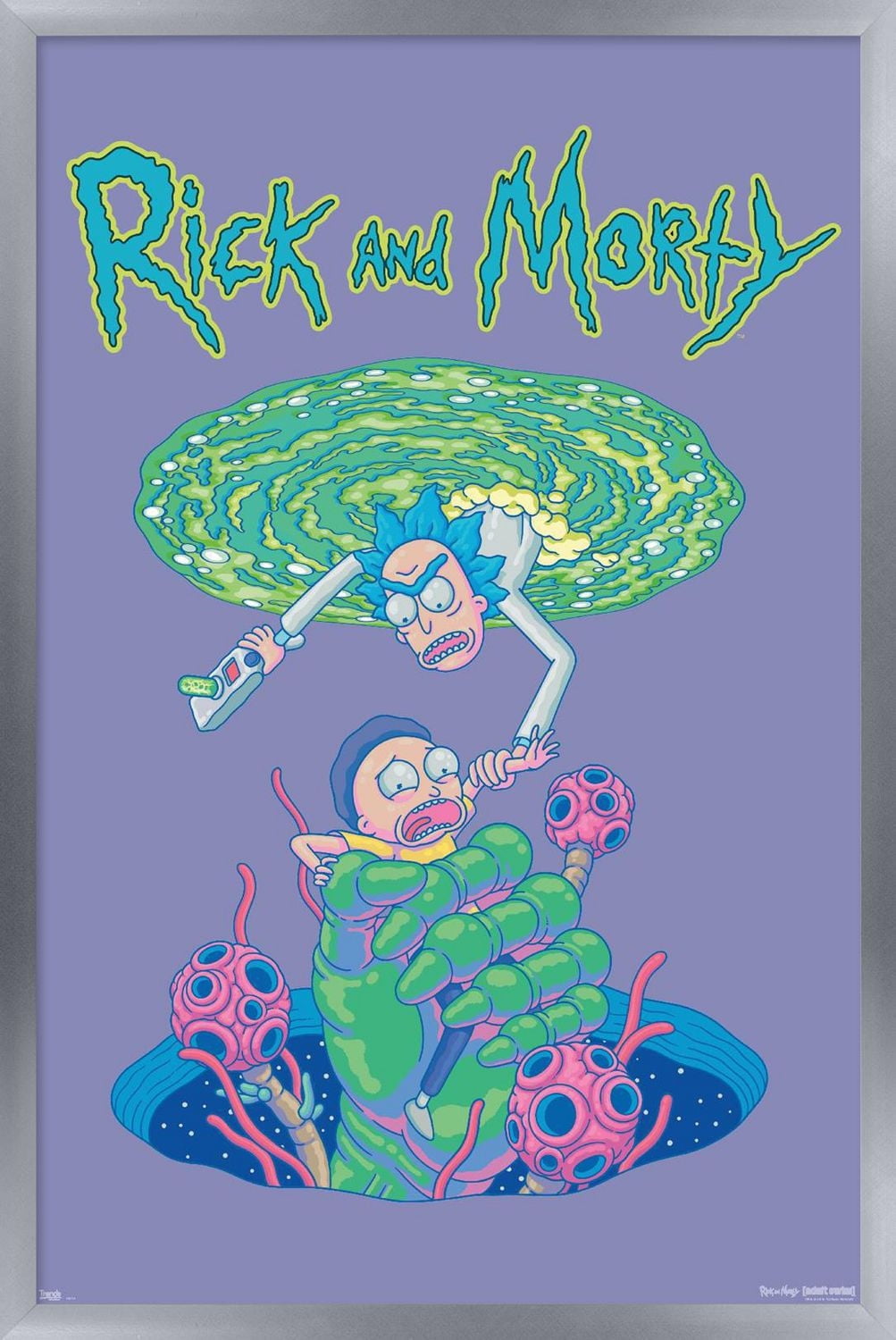 Rick And Morty - Portal Fall Wall Poster, 22.375" x 34"