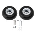 thumbnail image 2 of Rubber Swivel Caster, 2pcs Suitcase Caster Wheels Replacement Wheels Bearings Repair Kits, 2 of 8