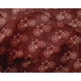 thumbnail image 4 of oneOone Silk Tabby Fabric Dot & Bicycle Block Decor Fabric Printed BTY 42 Inch Wide, 4 of 4
