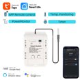 thumbnail image 4 of Tuya WiFi Intelligent Energy Circuit Breaker Switch Mobilephone APP with Real-time Temperature Measurement and Day Month Year Power Statistics Function, 4 of 9