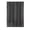 Black, variant on Window Curtain Rod Pocket Semi-Transparent Polyester Curtain 51.97 in W x 62.99 in L With Nylon Spandex Blend Fabric