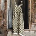 thumbnail image 2 of QATAINLAV Combinaisons en Coton et Lin pour Femmes Tenues d'Été de Plage Sans Manches Bretelles Ajustables Imprimé Bohème Barboteuses Amples Jambes Larges Grenouillère Pantalon avec Poches Multicolore XXXXXL Vente Hebdomadaire, 2 of 6