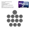 thumbnail image 3 of <p>12pcs Arcade Button Cover 20.2mm 25.3mm Mechanical Push Button Cover For Kailh For Cherry For Akko For Glorious Switches</p>, 3 of 7