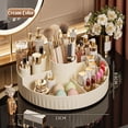 thumbnail image 1 of Pisexur Cosmetic Storage Box Desktop Rotating Shelf Makeup Brush Multi-functional Compartmentalized Organizer Turntable, 1 of 4