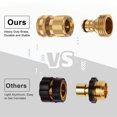 thumbnail image 4 of Hose Quick Connector, Garden Hose Adapter 2PCS Male And Female  For Faucet, 4 of 8