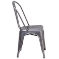 thumbnail image 3 of Clear Coated Metal Indoor Stackable Chair, 3 of 9