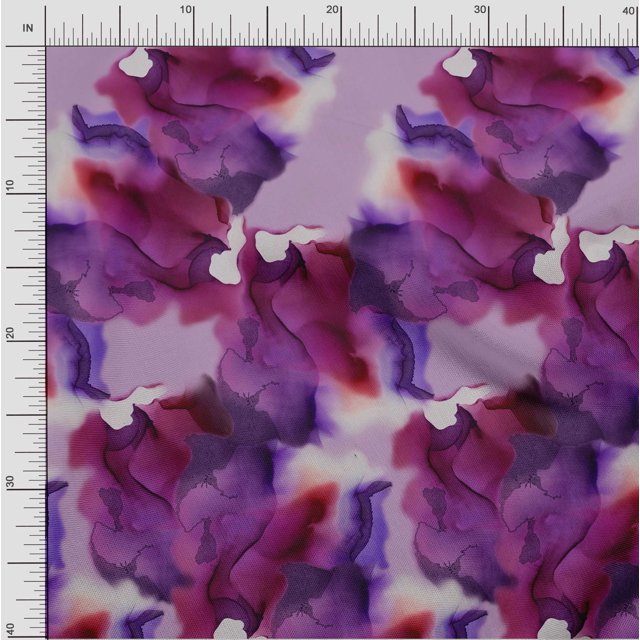 oneOone Polyester Lycra Fabric Texture Panel Print Fabric By Yard 56 Inch Wide