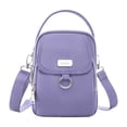 thumbnail image 1 of EGNMCR Organisateurs et Rangement de Garde-Robe, Sac Bandoulière Imperméable pour Femmes, Sac pour Téléphone Mobile à Compartiments Multiples Sac Messager pour Femmes Sac Décontracté en Toile Oxford Sac pour Femmes Épaule Bandoulière Rangement, 1 of 2