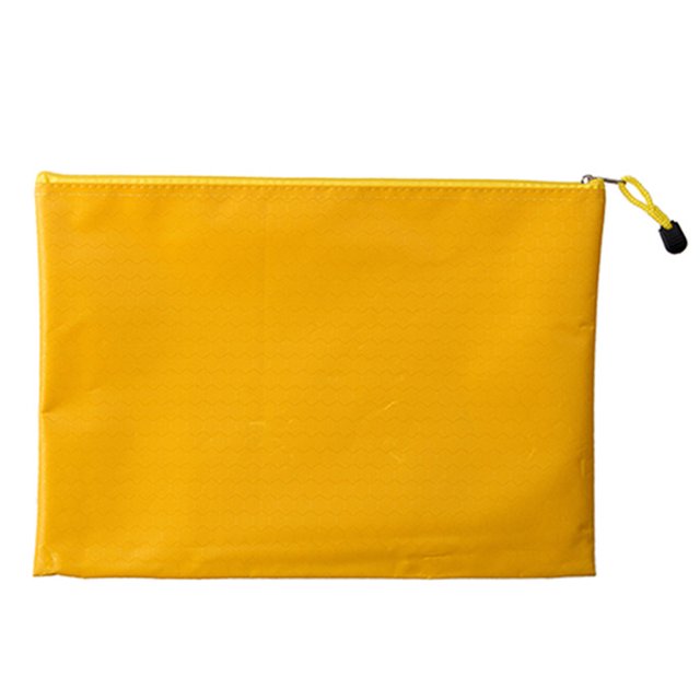 Sac de Rangement en Tissu Oxford avec Fermeture Éclair Design Lanière Imperméable Fournitures de Bureau