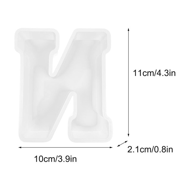 Fridja Alphabet Cake Baking Mould English Letter Silicone Mold 3D Alphabet Letter