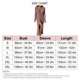 thumbnail image 3 of Womens Deep V Neck Button Down Long Knit Sweater Dress Bodycon Long Sleeves Sweater Maxi Dress, 3 of 6