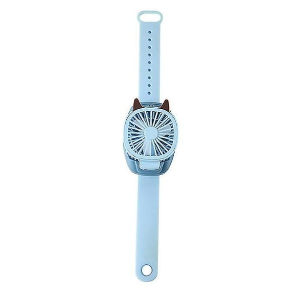 BELABELO Kids Watch Fan 3 Speed Usb Rechargeable Compatible With Indoor/outdoor,blue