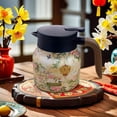 thumbnail image 1 of Oefntac Coffee Pot and Tea Separation Thermal Insulation Pot Indoor Home Office Thermal Insulation Pot Pattern Exquisite Braised Teapot 800ml, 1 of 5