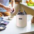 thumbnail image 3 of Boîte à Lunch Chauffante pour Travail Sac Isotherme Cylindre Sac Isotherme Grand Papier D\'aluminium Portable Rond Sac à Lunch pour Travail avec Sac Isotherme pour Riz, 3 of 5