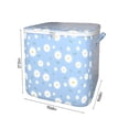 thumbnail image 3 of HCBY Foldable Quilt Storage Bag with Double Zipper, Portable Clothes Organizer for Closet, Space Saving Winter Cup Storage Box for Dorm, Versatile Moving Bag for Blankets Bedding, 3 of 9