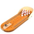 thumbnail image 1 of Mini Bowling Games Wooden Miniature Bowling Ball Set for Kids Adults Party Fun, 1 of 3