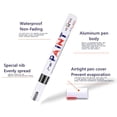 thumbnail image 4 of Clearance on Sale 1Pcs Waterproof Permanent Paint Marker Pen 5ML Gel Pens with Comfortable Full Grip Portable Cute Multi-function for Men & Women, Professional, Executive Office, Nice Pens, 4 of 9