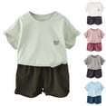 thumbnail image 4 of Ensemble de Pyjama pour Fille, Chandail Décontracté à Col Rond, Doux, Pyjama d'Été pour Tout-Petite, Pjs pour Filles, Taille 8-10 Ans, 4 of 5