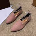 thumbnail image 4 of B91xZ Mocassins Classiques Confortables pour Femmes Bout Rond Chaussures Plates à Enfiler Ballerines pour Filles, Rose 7, 4 of 5