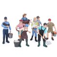 thumbnail image 3 of LEEYNEER 16 Pcs Simulation Farm Character Model Set Farmer Miniature Toy Figure Educational Toys, 3 of 17