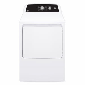 GE 6.2 cu.ft. sécheuse électrique à charge supérieure avec SaniFresh Cycle Blanc - GTX34EBMRWS