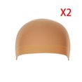 thumbnail image 1 of braveheart 2 Pcs Unisexe Doublure de Cheveux Élastique Snood Maille Extensible 0 Bonnet de Perruque, 1 of 2