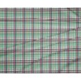 thumbnail image 3 of oneOone Polyester Lycra Fabric Madras Check Printed Fabric 1 Yard 56 Inch Wide, 3 of 3