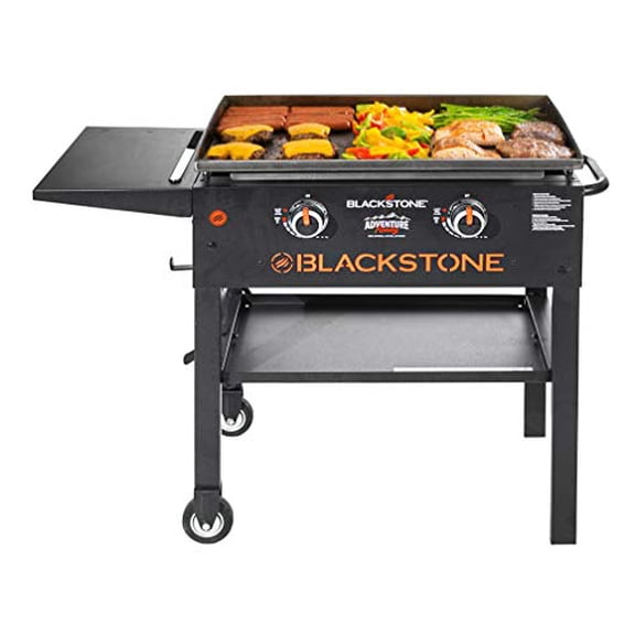 Blackstone Plaque de Cuisson Extérieure 2 Brûleurs 28 Pouces Prête pour l'Aventure