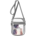 thumbnail image 1 of Clear Bag Stadium Approved, Clear Purse with Adjustable Shoulder Strap for Sports, 1 of 7