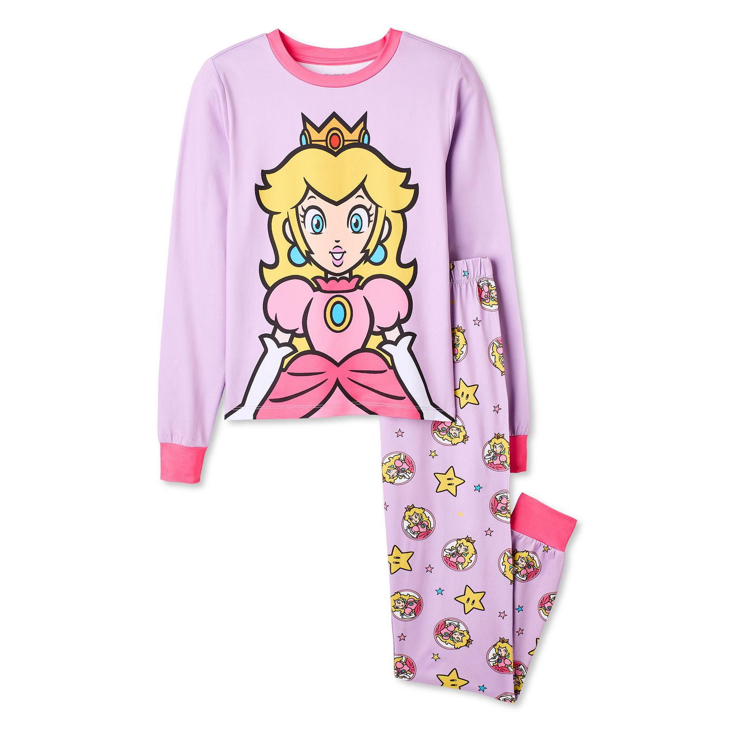 Pyjama 2 pièces Princesse Peach Nintendo pour filles