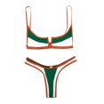 thumbnail image 1 of Milaget Female Bikini Set Adjustable Shoulder Straps Swimsuit for Travel Beach Party L, 1 of 9